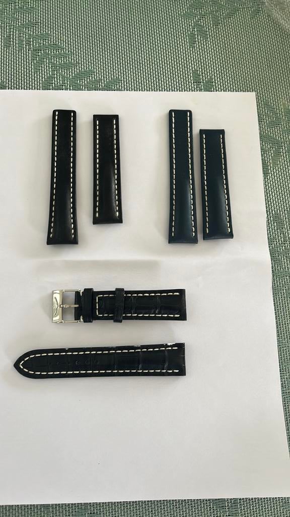 Breitling Horloge banden origineel en nieuw, Leer, Breitling, Polshorloge, Nieuw