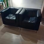 Felicerossi Leren Design Fauteuils - Set van 2, Gebruikt, Ophalen of Verzenden, 75 tot 100 cm, Modern