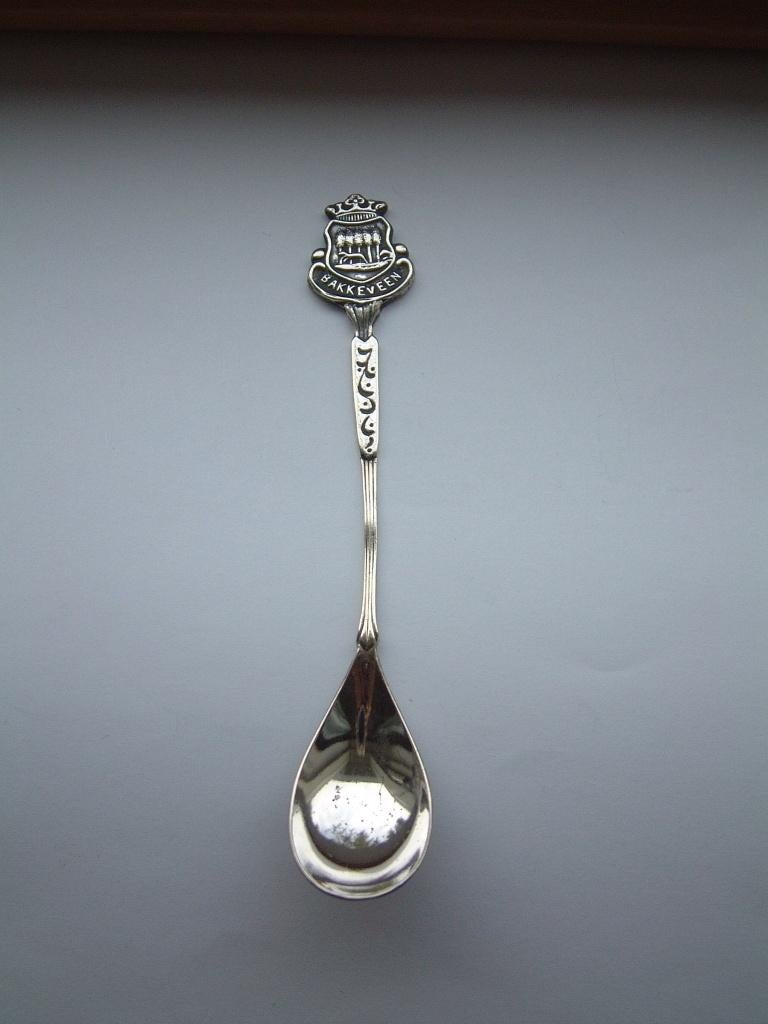 Mooi oud lepeltje van Bakkeveen, Ophalen of Verzenden, Gebruikt