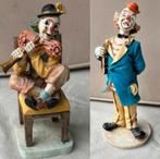 Twee porseleinen Clown Beeldjes van de Leonardo Collection, Verzamelen, Beelden en Beeldjes, Ophalen of Verzenden, Gebruikt