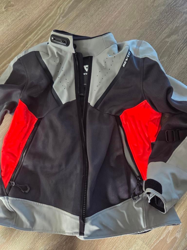 REV'IT! Doorwaai Motorjas - Maat 44, Motoren, Kleding | Motorkleding, Jas | textiel, Heren, Tweedehands, Ophalen of Verzenden