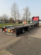 Floor semi dieplader/kraantrailer top staat, Bedrijf, Aanhangers en Opleggers, Te koop