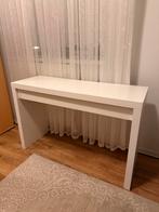 Ikea Malm Toilettafel / Make-up tafel 120x41 cm, Ophalen, Gebruikt, 100 tot 150 cm, Minder dan 100 cm