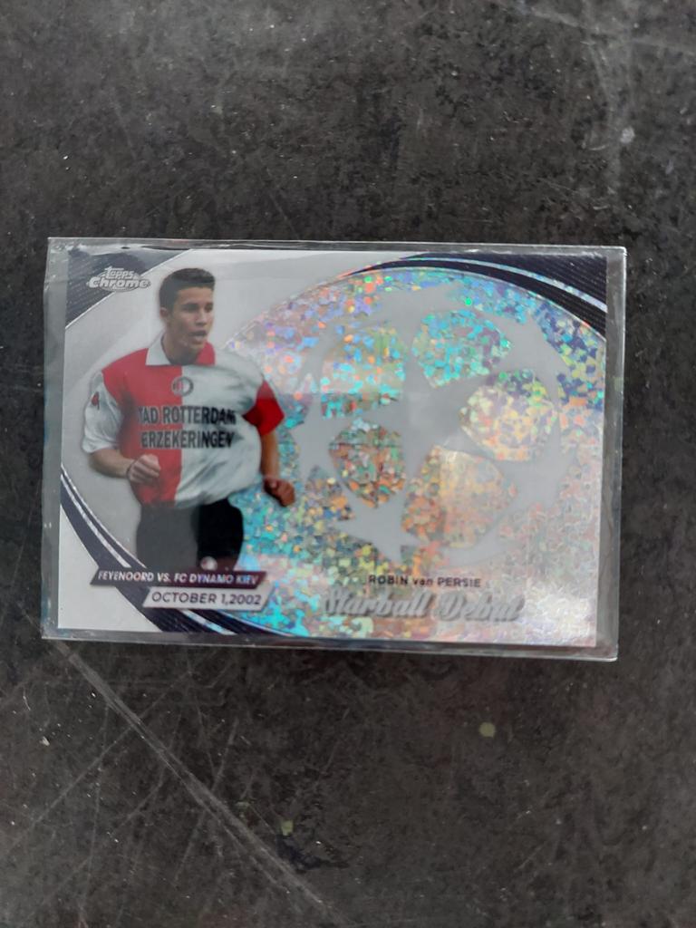 Robin van Persie Refractor Feyenoord Topps, Ophalen of Verzenden, Zo goed als nieuw, Plaatje