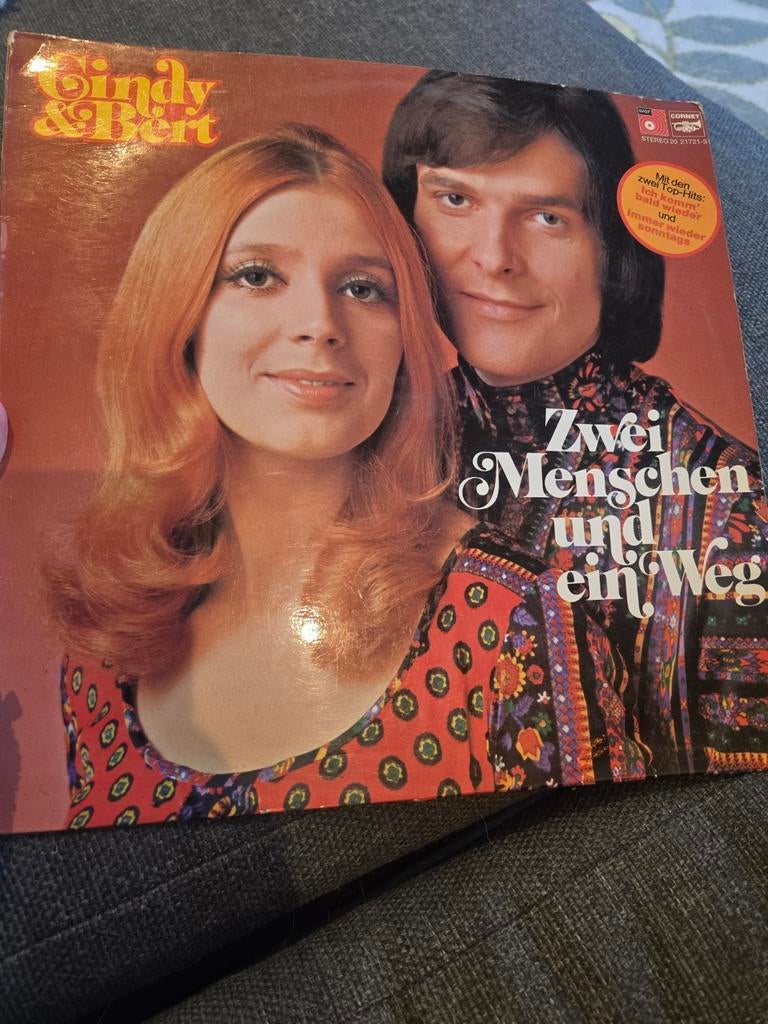 Cindy & Bert zwei menschen und ein weg LP, Ophalen of Verzenden, Gebruikt
