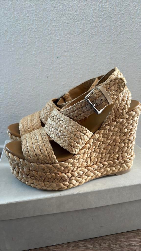 Ralph lauren doorloophakken mt 38, Kleding | Dames, Schoenen, Ophalen of Verzenden, Zo goed als nieuw, Blauw, Sandalen of Muiltjes