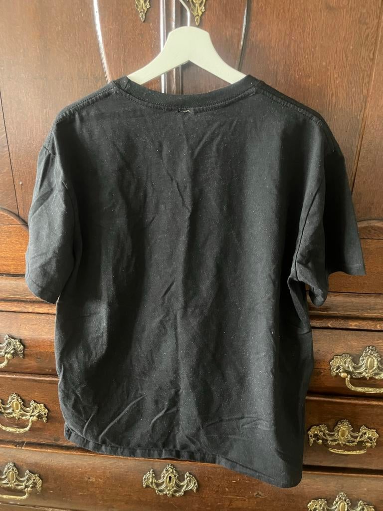 Zwart T-shirt met holy noise gabber vintage 90s, Ophalen of Verzenden, Gedragen, Zwart