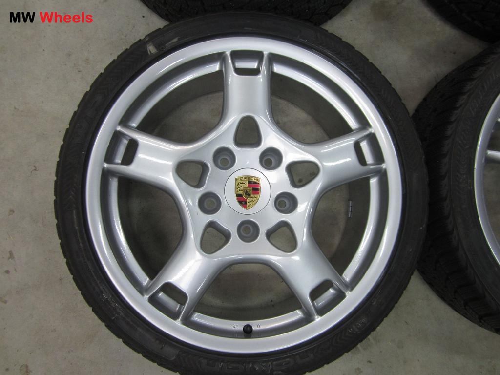 Porsche 19 inch Origineel velgen 911 997 4 - 4S winterbanden, Auto-onderdelen, Banden en Velgen, 19 inch, Gebruikt, 295 mm, -