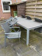 Kees Smit Tuinset: Eettafel met 6 stoelen - Zeer goede staat, Ophalen, Eettafel, 6 zitplaatsen, Aluminium