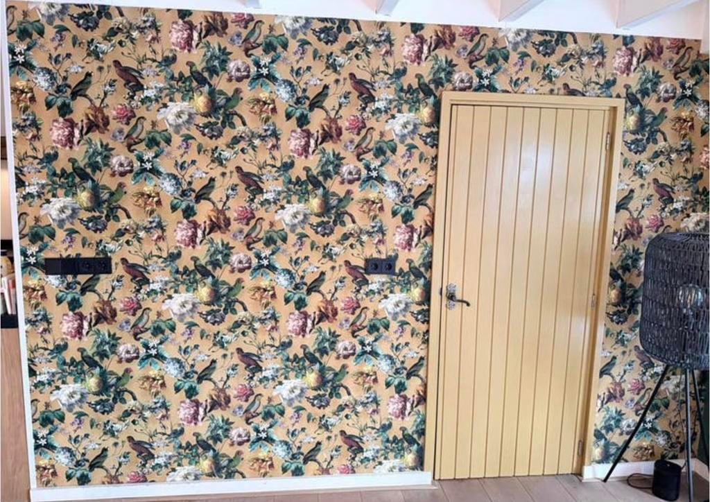 Eijffinger okergeel behang, Huis en Inrichting, Ophalen, Minder dan 10 m²