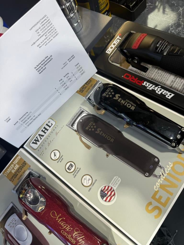 Professionele Scheerapparaten: Wahl Senior, Magic Clip, Baby, Ophalen of Verzenden, Nieuw, Tondeuse