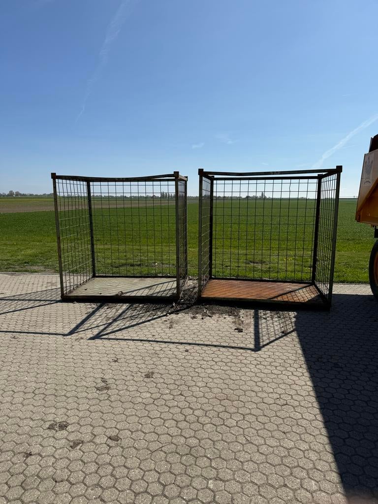 Metalen Kooien voor Opslag of Transport (10 stuks), Ophalen