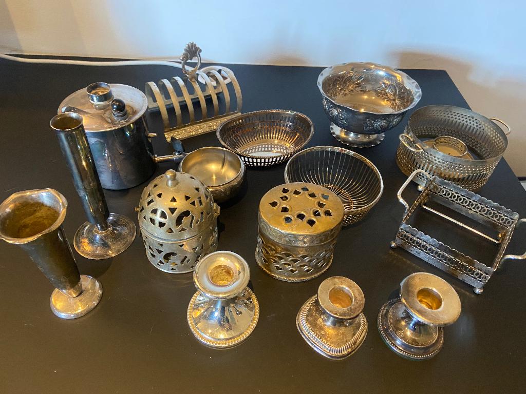 Verschillende zilver  voorwerpen incl. poets, Ophalen of Verzenden, Zilver