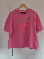 Roze sweatshirt met flamingo en palmbomen. Nieuw!, Ophalen of Verzenden, Nieuw, Roze, Korte mouw