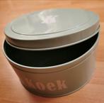 Koektrommel groen, breed 21 cm, hoog 9,5 cm, Ophalen of Verzenden, Nieuw