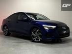 Audi A3 Limousine 35 TFSI S-Line Black Edition CarPlay Camer, 4 cilinders, Blauw, Leder en Stof, Bedrijf