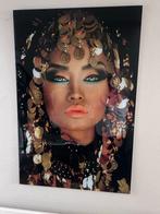 Schilderij: Vrouw met gouden munten hoofdtooi, Antiek en Kunst, Ophalen