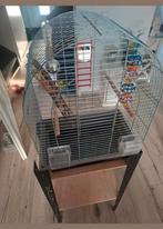 Vogelkooi op verhoging, Ophalen, Gebruikt, Metaal, Vogelkooi