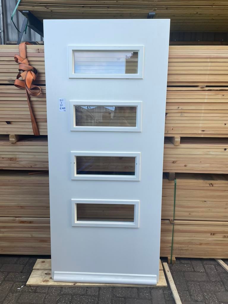 NIEUW! Voordeuren, Doe-het-zelf en Verbouw, Deuren en Horren, Ophalen, 80 tot 100 cm, Nieuw, Buitendeur
