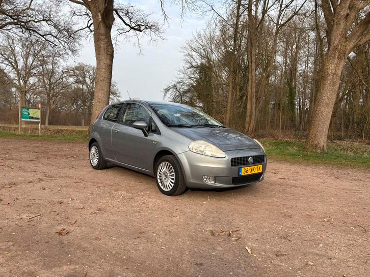 Fiat Punto 1.4 3DR 2007 Grijs, Auto's, Fiat, Particulier, Punto, ABS, Airbags, Airconditioning, Boordcomputer, Centrale vergrendeling