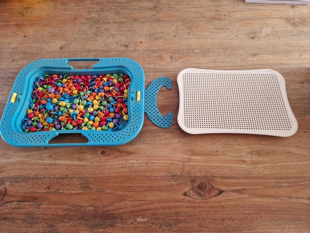 Quercetti FantaColor Junior mozaïek speelgoed, Kinderen en Baby's, Speelgoed | Educatief en Creatief, Ophalen of Verzenden, Gebruikt