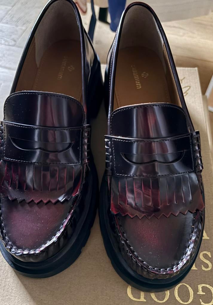 Summum leren loafers mt 40 Nieuw, Kleding | Dames, Schoenen, Overige kleuren, Instappers, Nieuw, Ophalen of Verzenden