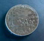 Vintage glazen raamhanger / suncatcher boerenleven, Ophalen of Verzenden