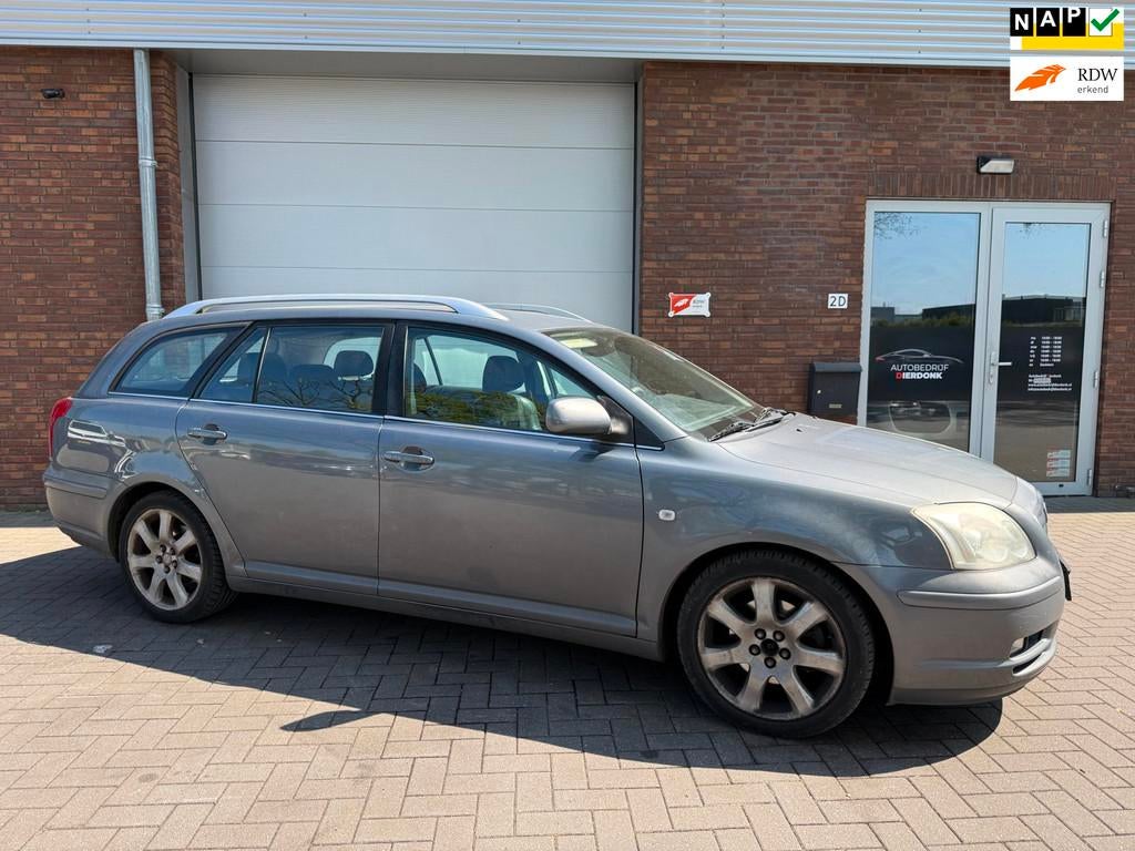 Toyota Avensis Wagon 2.0 VVTi Executive|AUTOMAAT|EXPORT|, Auto's, Toyota, 1998 cc, Zwart, 4 cilinders, Euro 4
