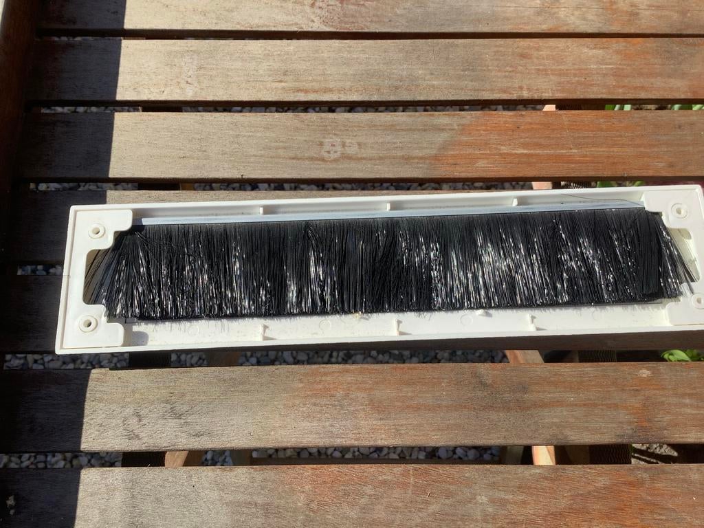 Binnenbrievenbusklep wit 34 x 8 cm, Tuin en Terras, Brievenbussen, Kunststof, Gebruikt, Brievenbusklep, Ophalen of Verzenden