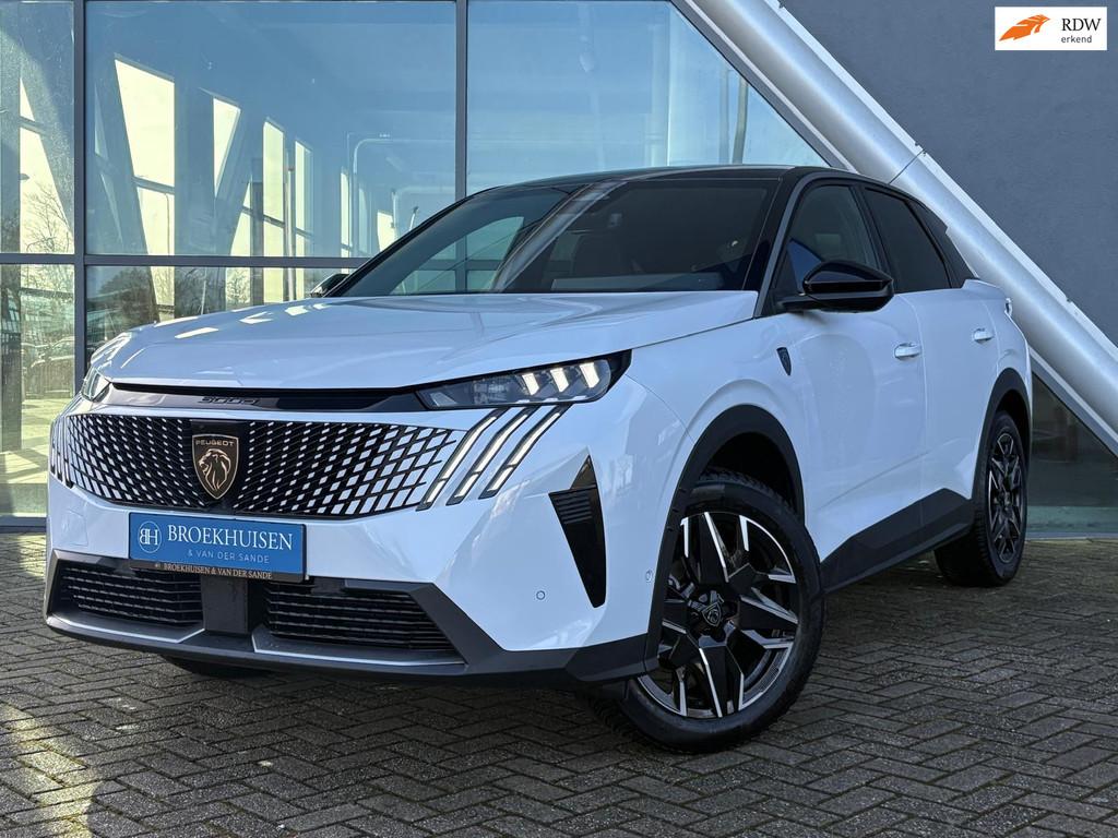 Peugeot 3008 1.2 Hybrid 145pk GT Massage Stoelen / 360 Camer, 145 pk, Gebruikt, Zwart, 1199 cc