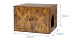 kattenkastje, 25 tot 50 cm, Overige houtsoorten, Met deur(en), Nieuw