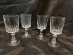Set van 4 Kristallen wijnglazen Cristal D'Arques, recht mode, Ophalen, Gebruikt, Overige typen