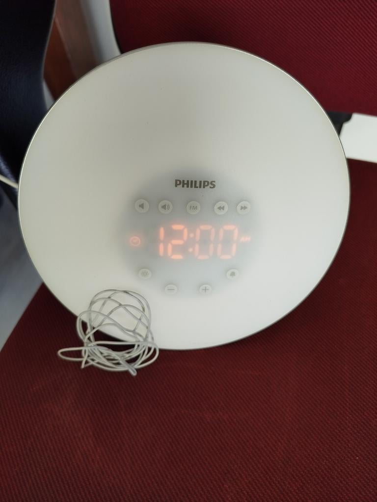 Philips Wake-up Light HF3506 met radio  ophalen, Witgoed en Apparatuur, Wekkers, Ophalen of Verzenden, Gebruikt, Digitaal