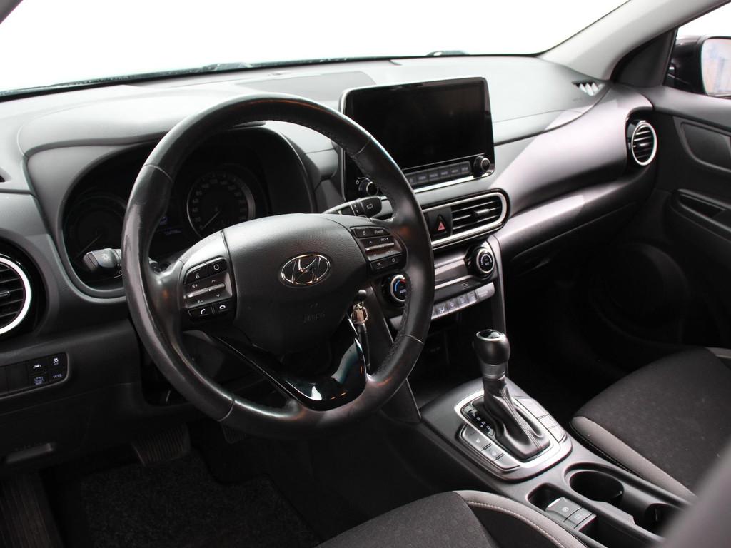 Hyundai Kona 1.6 GDI HEV Comfort Smart Automaat Climate cont, Auto's, Stof, Gebruikt, 2 kWh, 148 pk