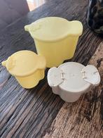 Tupperware 1 hagelslag + melk en suikerpot, Huis en Inrichting, Keuken | Tupperware, Ophalen of Verzenden, Zo goed als nieuw, Overige typen