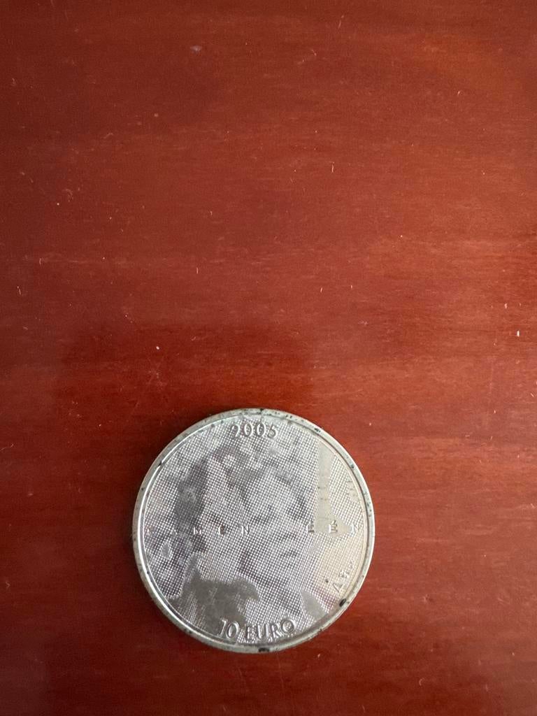 Zilveren 10 Euro Munt 2005 - Koningin Beatrix, Koningin Beatrix, Zilver, Euro's, Ophalen of Verzenden