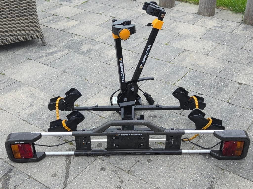 Fietsendrager spinder, Auto diversen, Ophalen, 2 fietsen, Gebruikt, Trekhaakdrager