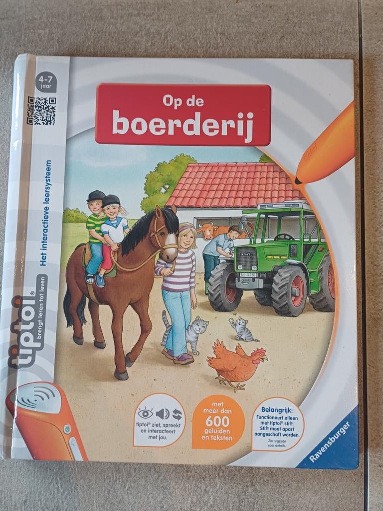Tiptoi boek 'Op de boerderij' - Zo goed als nieuw (4-7 jaar), Ophalen of Verzenden, Zo goed als nieuw, Non-fictie