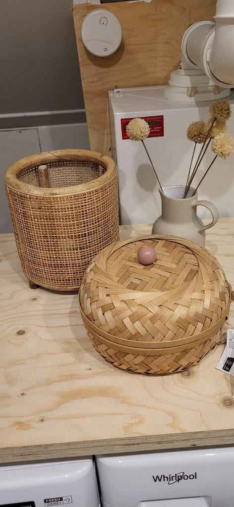 Set van 2 rotan/bamboe manden - Opbergers, Ophalen