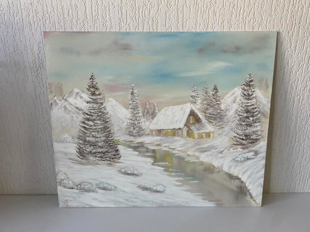 Schilderij Licht in de Kou Gerda Slingerland, Antiek en Kunst, Ophalen