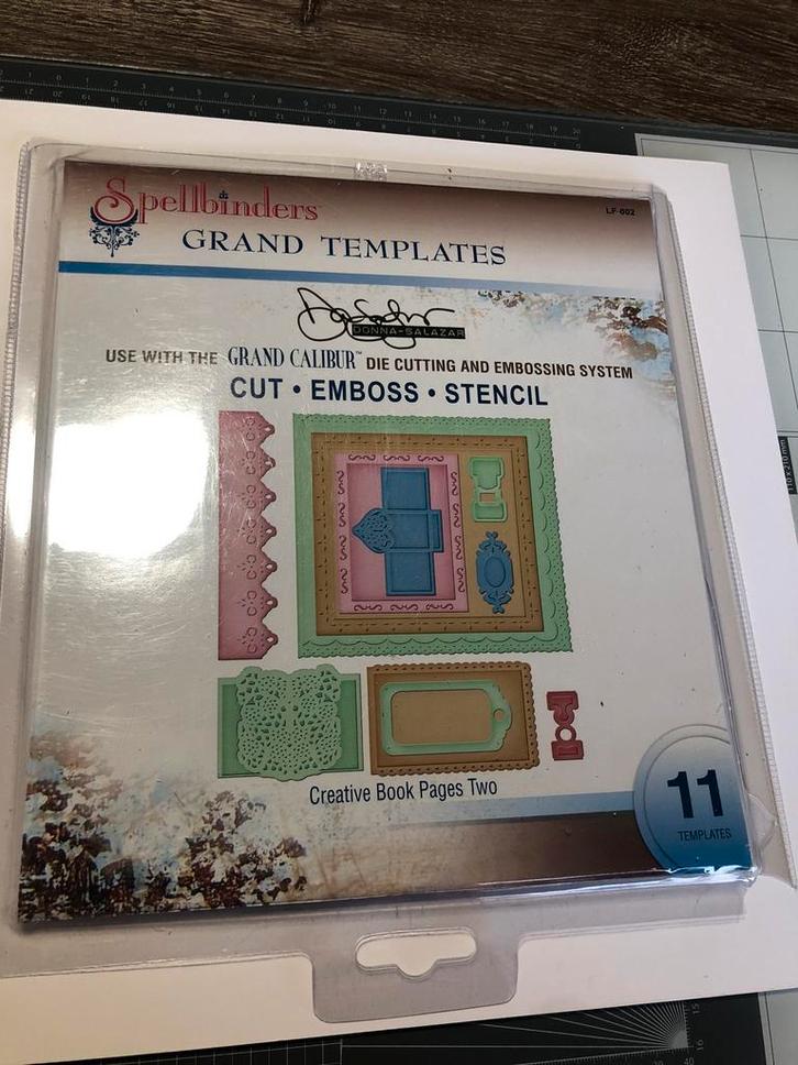 Spellbinders grote snijmallen, Hobby en Vrije tijd, Kaarten | Zelf maken, Zo goed als nieuw, Pons of Mal, Overige thema's, Ophalen of Verzenden