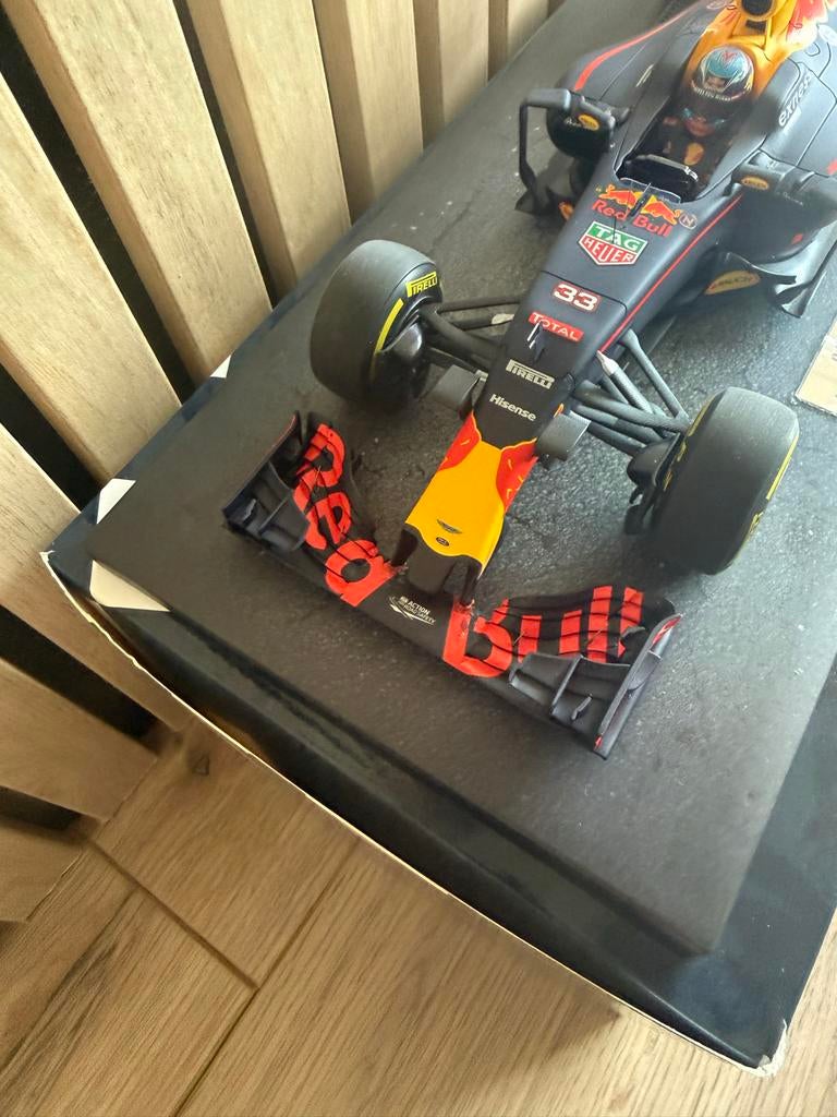 Max Verstappen 2016 Eerste Overwinning Red Bull RB12, Ophalen of Verzenden, Zo goed als nieuw, Auto, MiniChamps