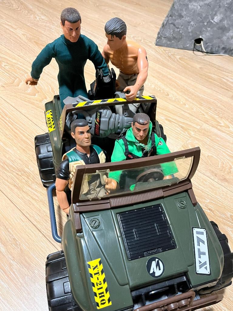 Actionmans met jeep ., Ophalen of Verzenden, Gebruikt