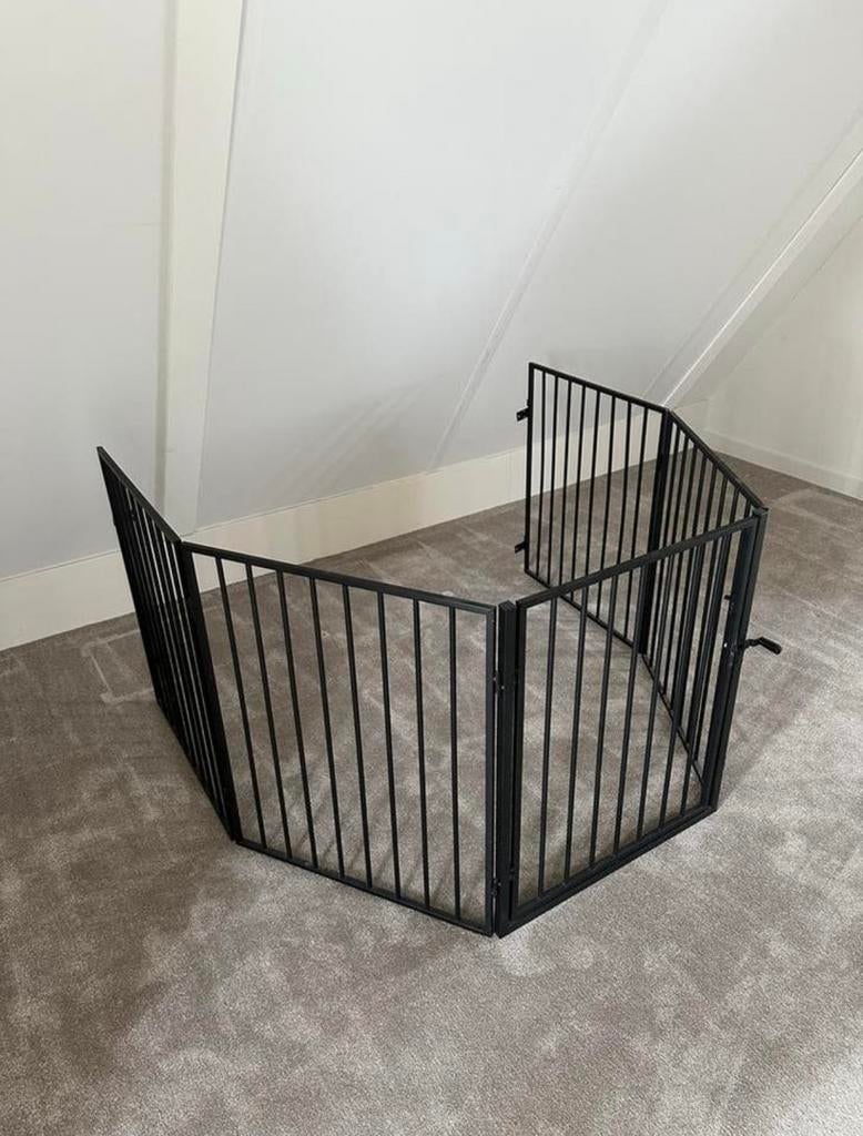 Openhaard hek 300cm x 77 cm, Ophalen, Zo goed als nieuw, Inbouwhaard, Houthaard