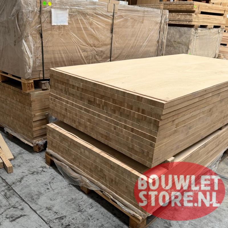 Eiken panelen | Massief eiken gevingerlast plaat | 27mm, Doe-het-zelf en Verbouw, Platen en Panelen, Niet ingevuld, 20 tot 50 mm