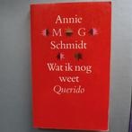 Annie M.G. Schmidt - Wat ik nog weet - 143 blz. - gelezen -, Ophalen of Verzenden, Gelezen, Annie M.G. Schmidt