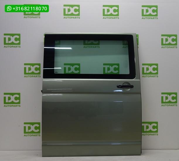 Volkswagen T5 ('03-'09) Schuifdeur rechts fresco green, Auto-onderdelen, Carrosserie en Plaatwerk, Gebruikt, Rechts, Ophalen of Verzenden