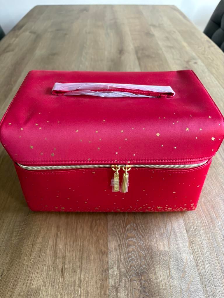 Estee lauder beautycase, Ophalen, Zo goed als nieuw, Rood