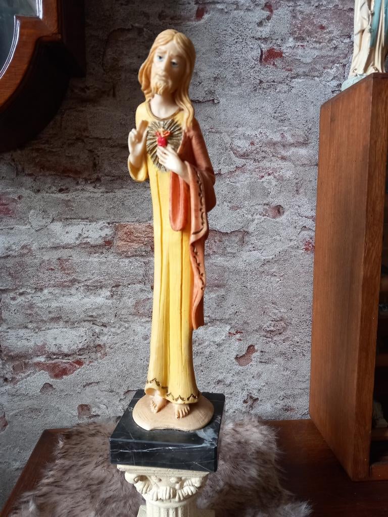 Prachtig heilighart Jezus beeld, Antiek en Kunst, Ophalen of Verzenden