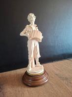 Vintage beeldje jongen met accordeon - A.D.L. Italy, Ophalen of Verzenden